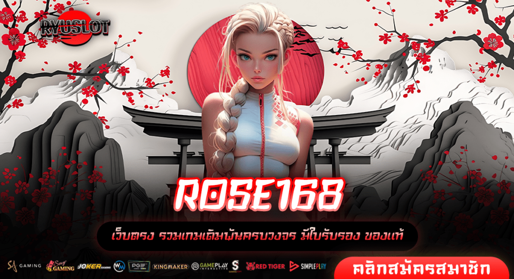 ROSE168 สวรรค์ของคนรักเกมสล็อต มีเกมให้เลือกเล่นนับพันเกม